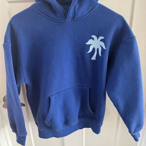 Blue Palm Tree Hoodie